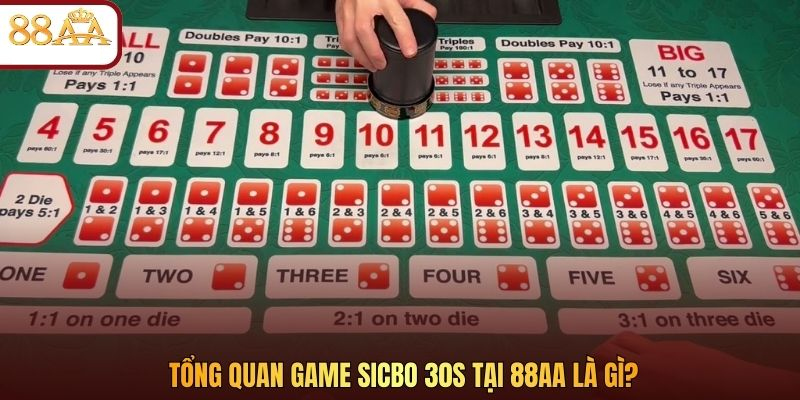 Tổng quan game Sicbo 30s tại 88AA là gì?